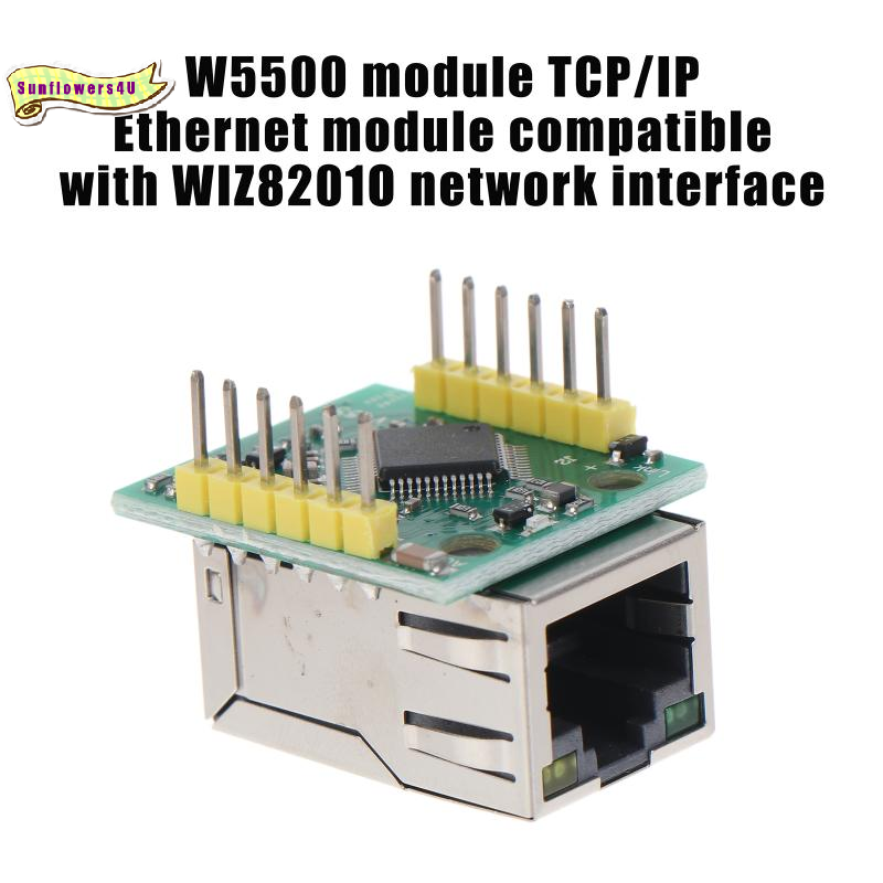 Ethernet Module W5500 - SPI-LANイーサネットコンバーター W5500チップ USR-ES1 プラグアンドプレイ 安定伝送モジュール DIY電子プロジェクト用