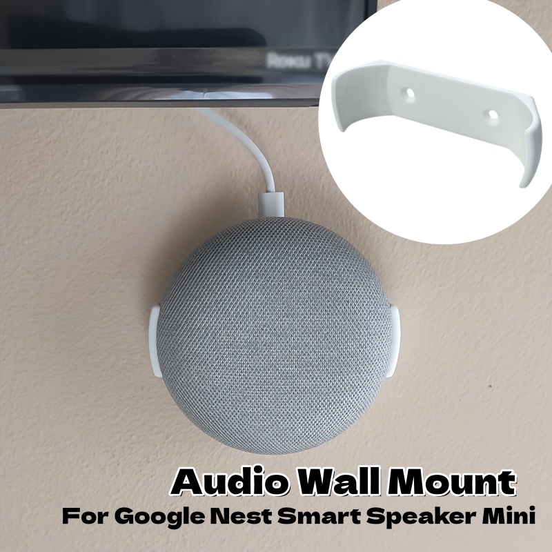 Google Speaker Nest Mini - オーディオウォールマウントホームウォールマウント壁収納整理ブラケット家の装飾用Google Nestスマートスピーカーミニ