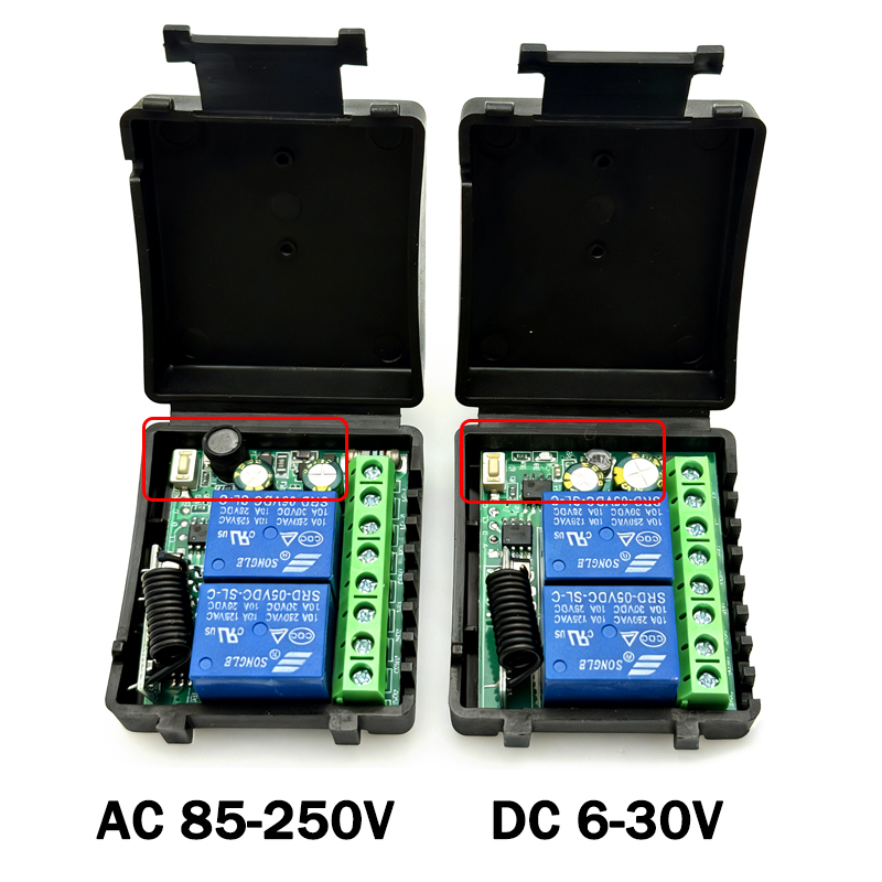 10A リレー受信モジュール 433MHz ワイヤレスリモコ - 433Mhz Receiver Module のレビューと価格