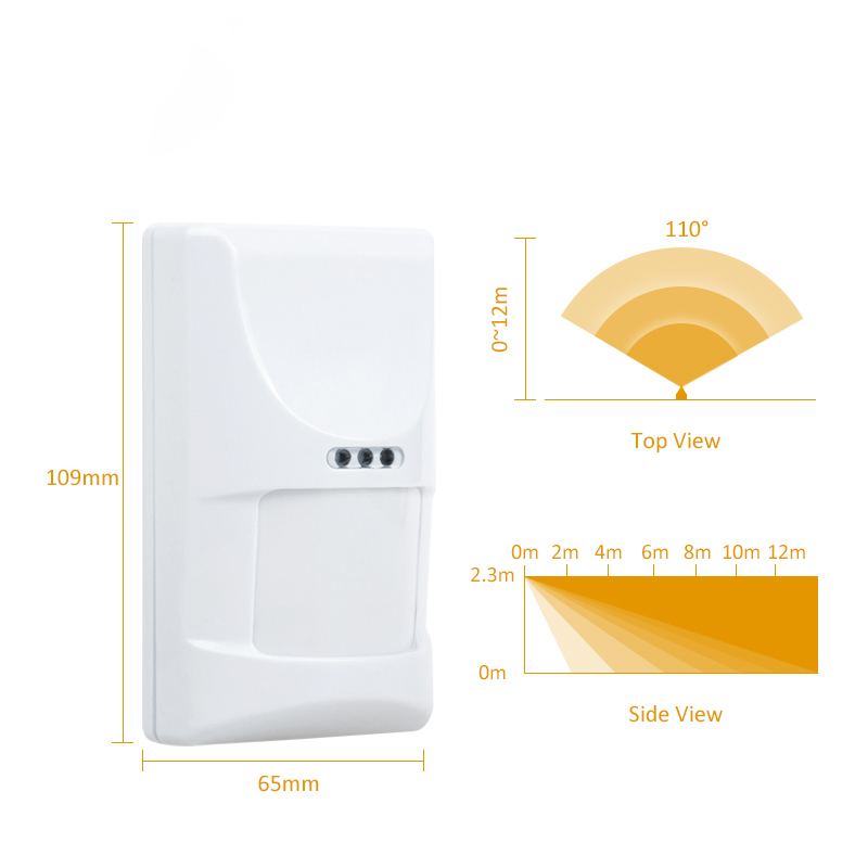 1/3 個有線屋内 PIR マイクロ波モーションセンサー検出 - Motion Sensor Pir Wired のレビューと価格