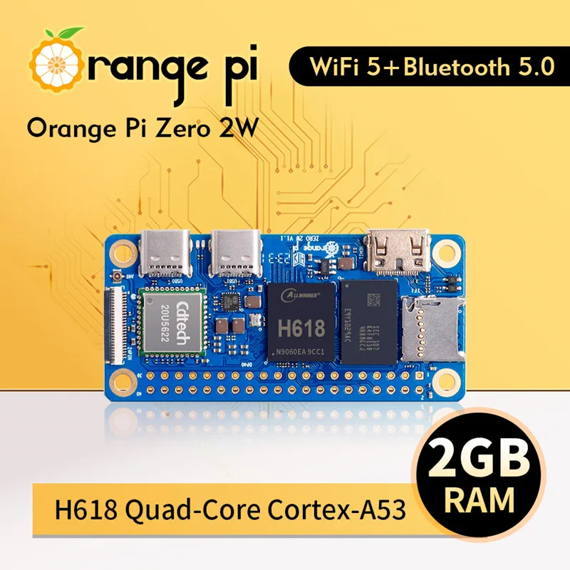 Orange Pi Zero 2 W 2GB RAM DDR - Pi Zero W Board のレビューと価格
