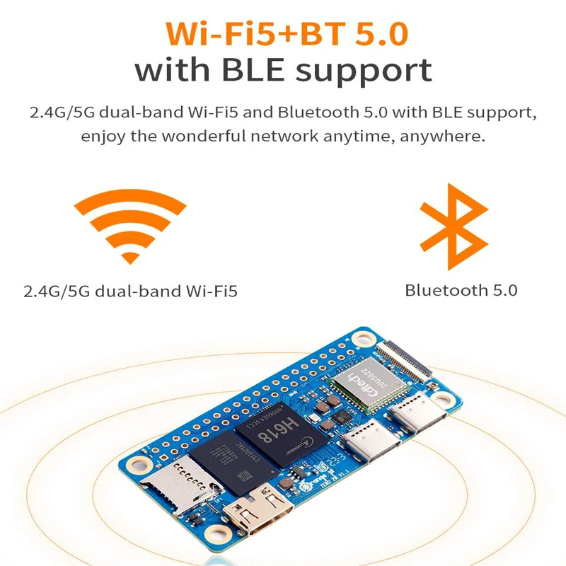 Orange Pi Zero 2 W 2GB RAM DDR - Pi Zero W Board のレビューと価格
