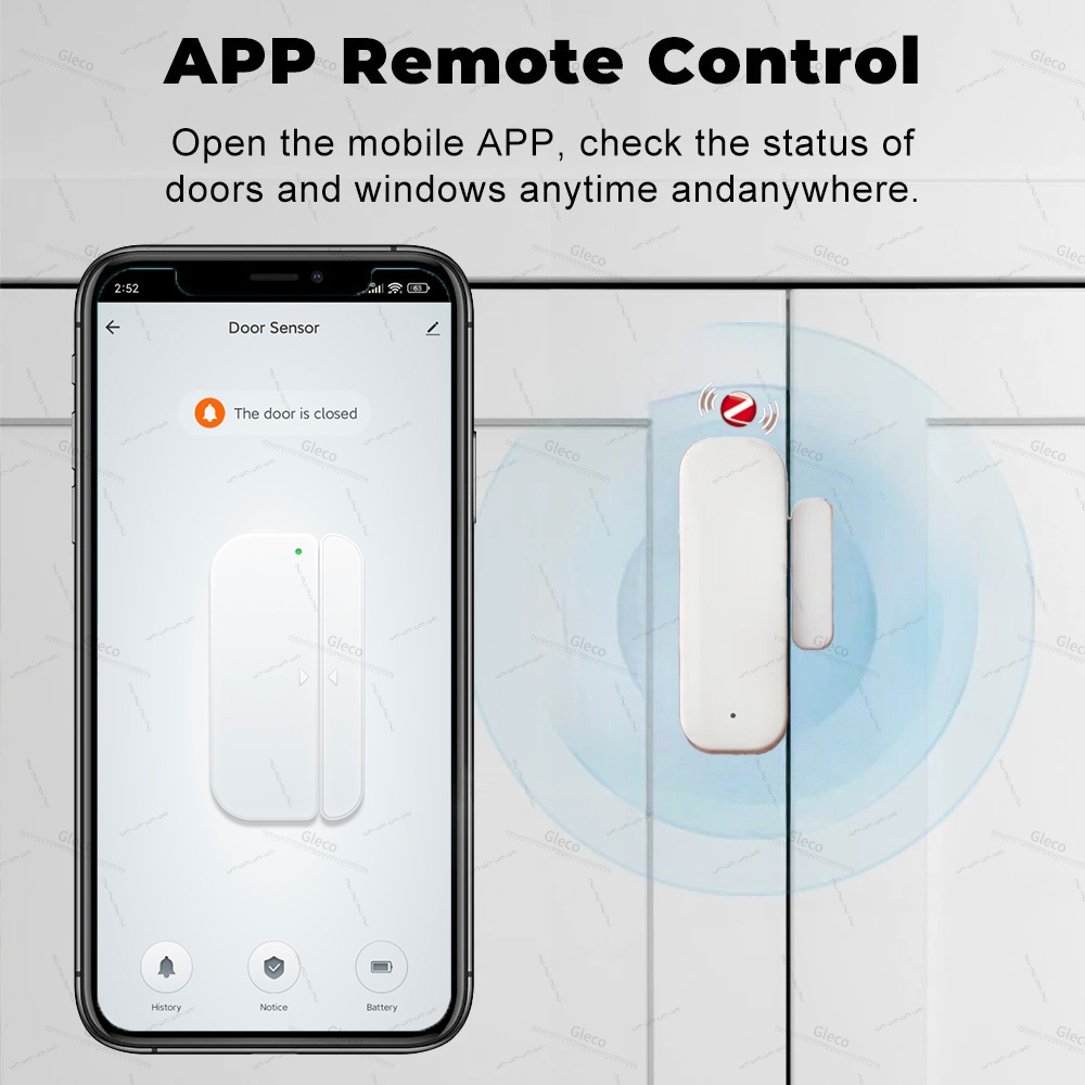 Zigbee 窓ドアセンサー検出磁気窓センサードア開閉アラー - Home Automation Ideas のレビューと価格