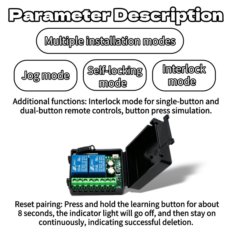 433.92Mhz DC 9-30V 12V 24V10A  - 433Mhz Receiver Module のレビューと価格