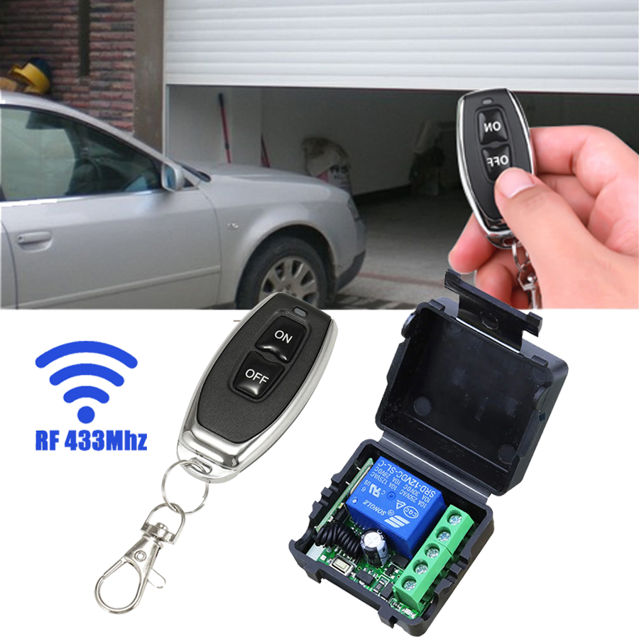 DC12VリモートコントロールスマートスイッチユニバーサルR - 433Mhz Receiver Module のレビューと価格