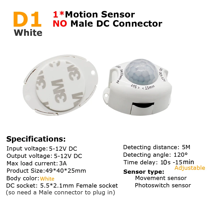 PIR モーションセンサースイッチ 12V DC タイマー自 - Motion Sensor Pir Wired のレビューと価格