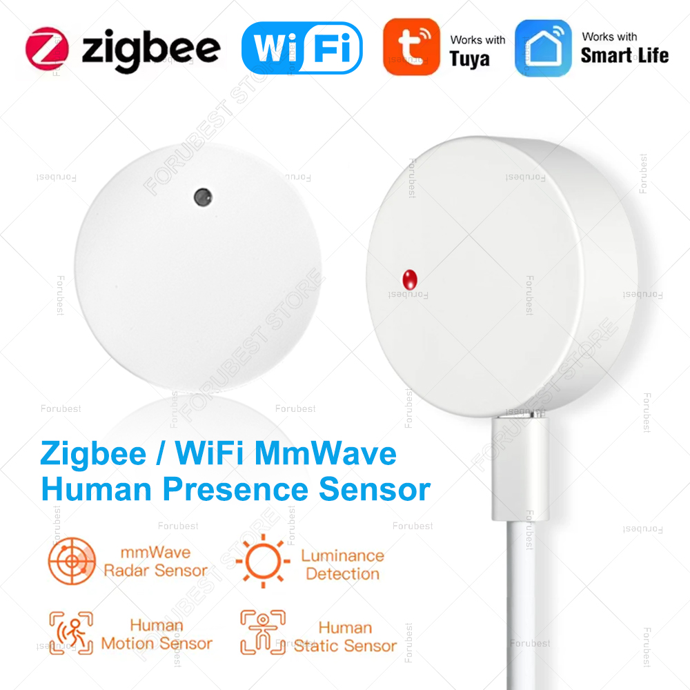 ZigBee Wifi MmWave 人間存在モーションセン - Home Automation Ideas のレビューと価格