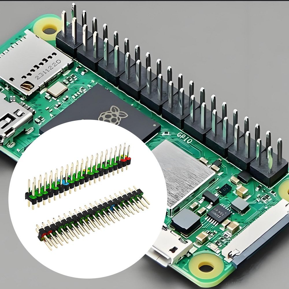 2x20ピン開発ボードヘッダー、2.54mmピッチ、Rasp - Pi Zero W Board のレビューと価格